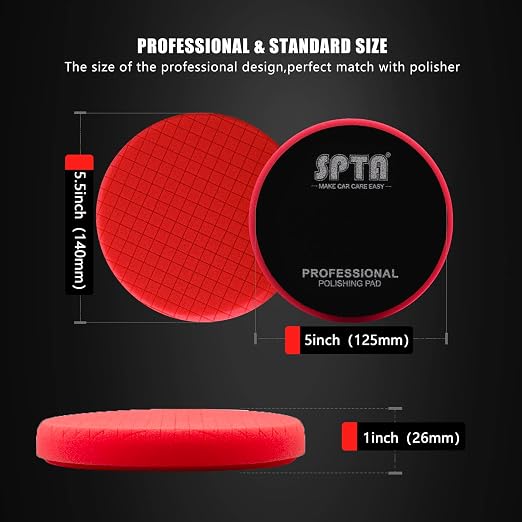 Red Finish Polish Pad, Polishing and Waxing - Image 2
