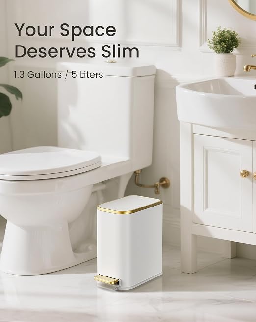 Cesun Small Bathroom Trash Can - Image 3