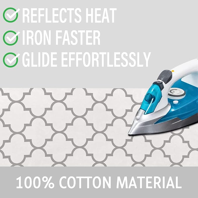 Ironing Board Cover and Pad 15x54 Inch Standard Ironing Board Cover - Image 3