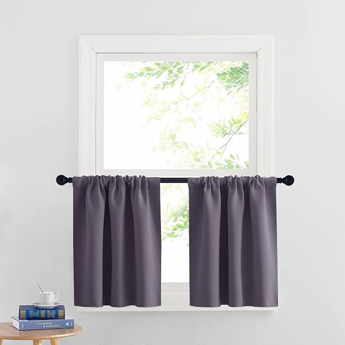RYB HOME Small Curtains Blackout by RYBHOME