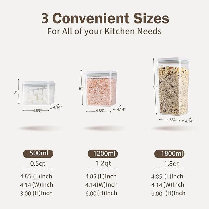 Pop Airtight Food Storage Containers Set - Image 6