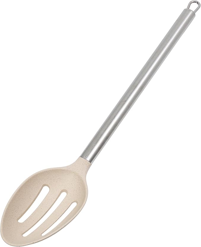 Beille 4pc Cream Wheat Straw Cooking Spoons Kitchen Utensils Set Household - Image 8