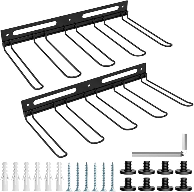 Garage Wall-Mounted Rack, Tool Storage Rack, Garden Tool Rack, Hanging Storage - Image 6