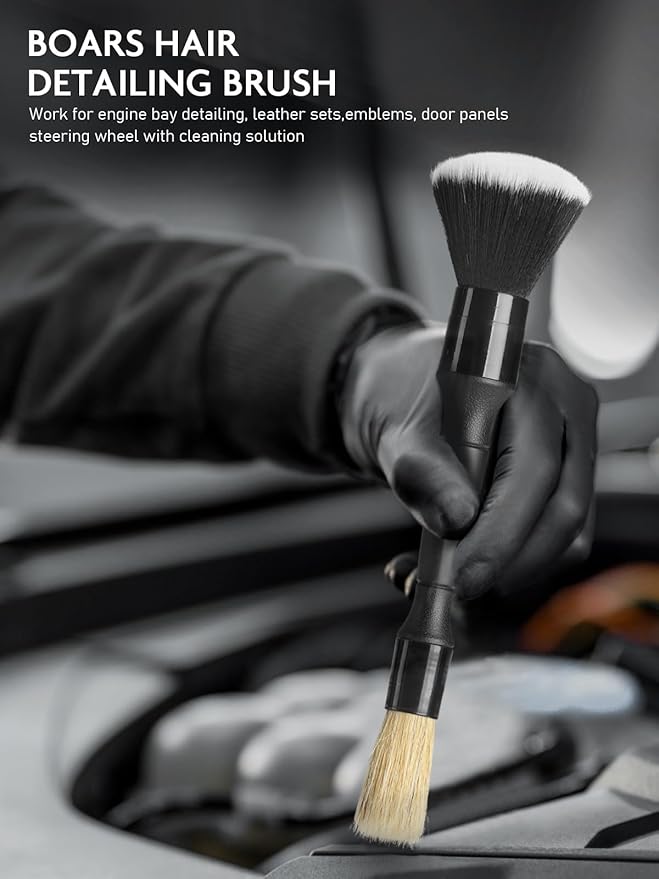 Fantasticlean 9PCS Car Interior Detailing Set, Microfiber Cloth & Applicator - Image 6