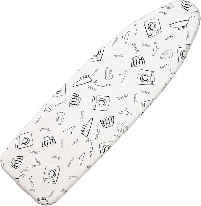 Ironing Board Cover and Pad Standard Size 15 x 54 inch, Heat Reflective by Seiritex