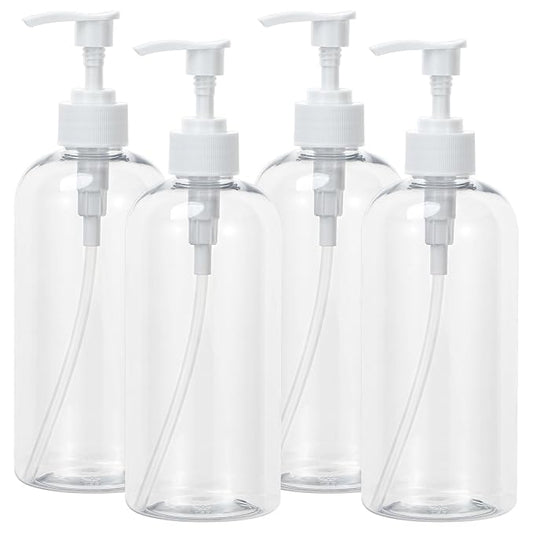 Yebeauty Pump Bottle Dispenser, 3 Pack 17oz/500ml Dish Lotion Soap Dispenser by For+A+Better+Life