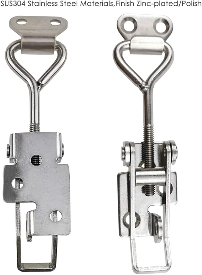 Adjustable Latch Buckle Cabinet Boxes Lever Handle Toggle Catch Latch Lock - Image 2