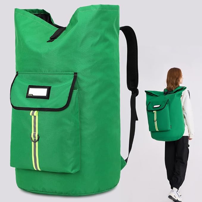 Extra-Large Heavy Duty Laundry Bag Backpack - Image 7