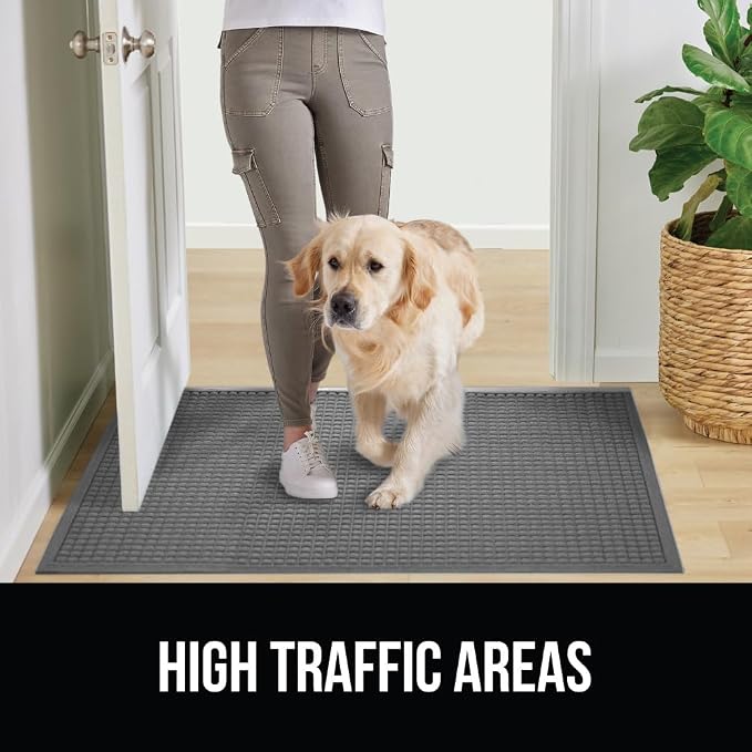 GORILLA GRIP Front Door Mat, Indoor Outdoor Ultra Absorbent HydroAbsorb Doormat - Image 7