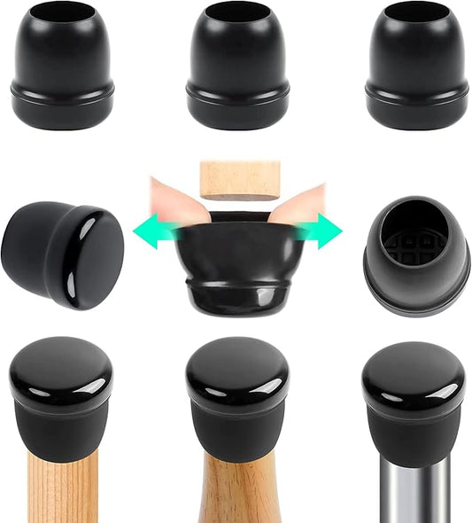 Ezprotekt 24 Pcs Black Chair Leg Sliders by VisittheEzprotekt