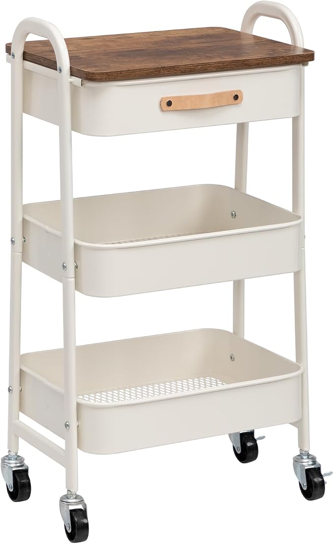 AGTEK Rolling Organizer Cart by AGTEK