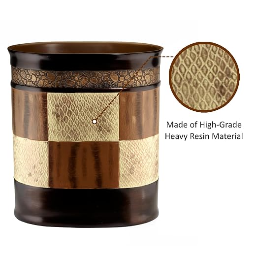 Decorative Trash Can for Bathroom, Office & Bedroom - Image 3