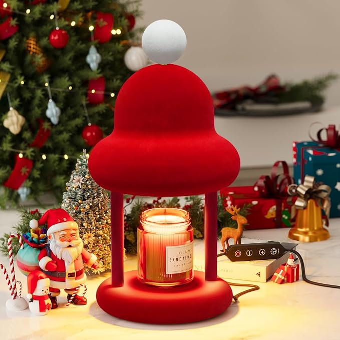 Fuzzy Candle Warmer Lamp with Timer, Dimmable Wax Warmer Lamp, Candle Melter by Unknown