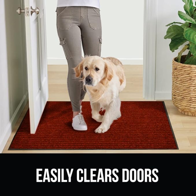 GORILLA GRIP Traffic Guard Door Mat, 2 Pack, Heavy Duty Waterproof Doormat - Image 5
