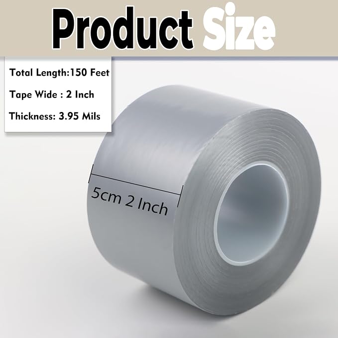 Window Insulation for Winter Weather Sealing Tape 2 Inch x 50 Yards Weather - Image 2