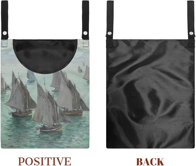 Monet Oil Painting Outdoor Clothespin Bag - Image 7