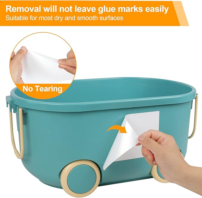 150 Pcs Labels for Storage Bins, 6 X 4 Inch Removable Labels for Storage Bins - Image 5
