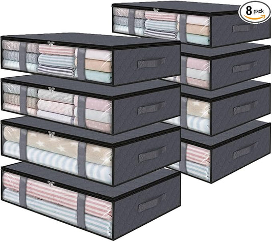 StorageRight Under Bed Storage Bins, Breathable Organizer by StorageRight