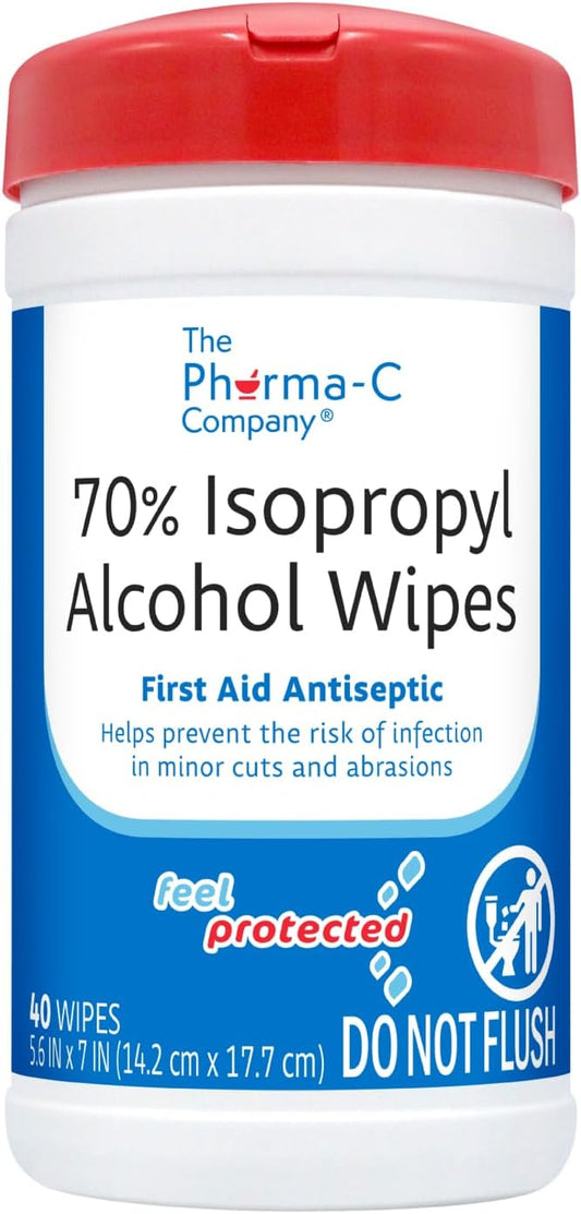 The Pharma-C Company -70% Isopropyl Alcohol Wipes - Image 2