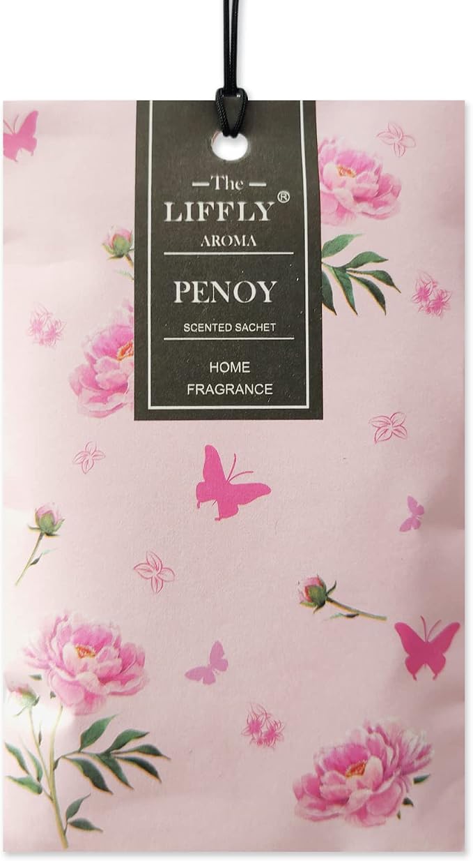 14 Packs Peony Scented Sachets for Drawers and Closets Gift - Image 2