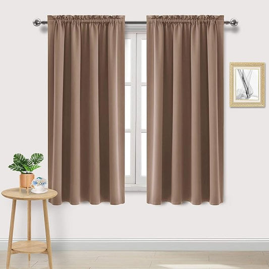 DWCN Blackout Curtains Room Darkening Thermal Insulated Bedroom Curtains Window by DWCN