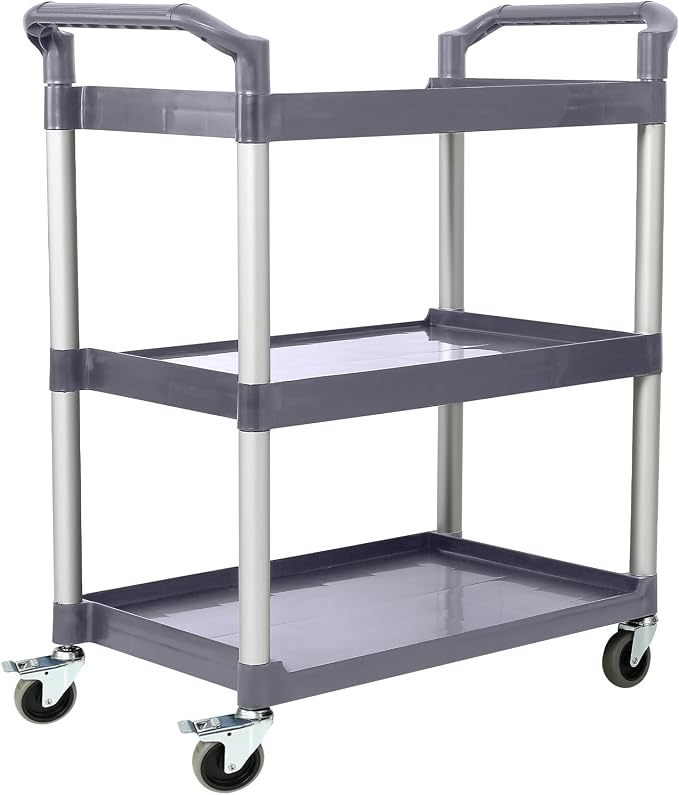 3-Tier Utility Rolling Cart by SHUNYILONG