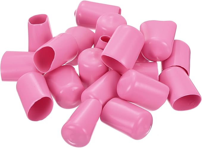 uxcell 20pcs Rubber End Caps 14mm ID Vinyl PVC Round Tube Bolt Cap Cover Screw - Image 4