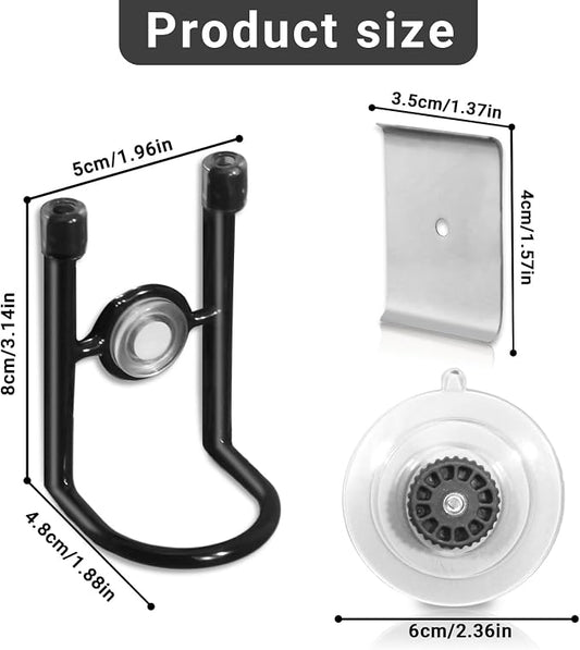 Sink Brush Holder, Magnetic Kitchen Sink Caddy Holder, Soap Dispensing Palm - Image 2
