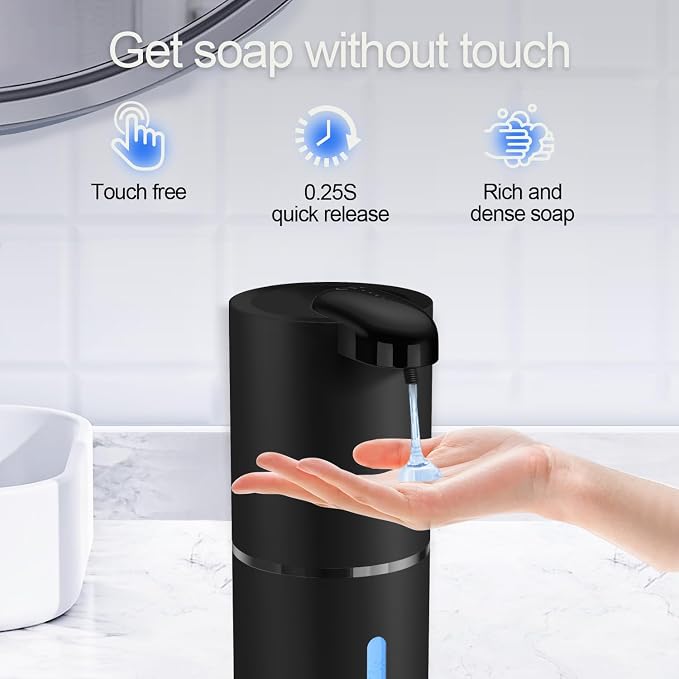 Automatic Liquid Soap Dispenser Bathroom Kitchen Dish Liquid Body Shampoo - Image 2
