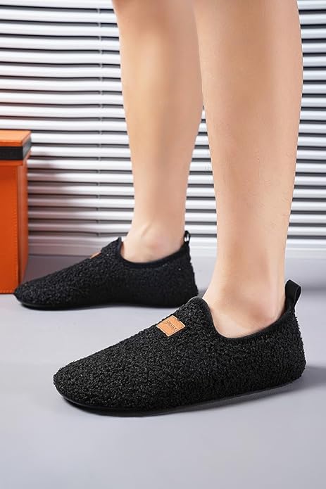 Adult Indoor House Slippers Socks Lightweight Non Slip Grip House Home Shoes - Image 6