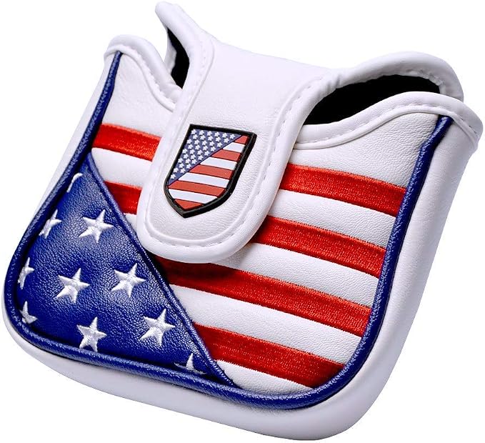 PLUSKER USA Square Heel Shaft Mallet Putter Cover by PLUSKER