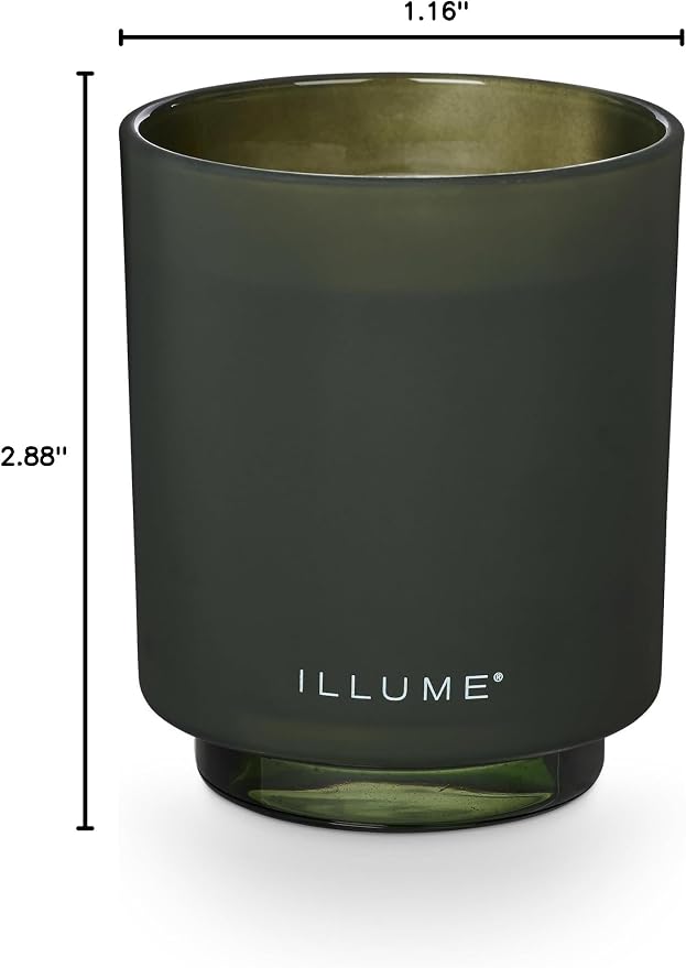 ILLUME Refillable Boxed Glass Candle, Balsam & Cedar - Image 11