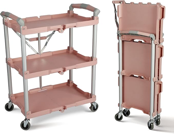 Olympia Tools 89-350 Pack-N-Roll Folding Collapsible Service Cart, 150LB by OlympiaTools