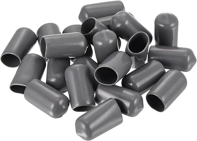 uxcell 20pcs Rubber End Caps 10mm ID Vinyl PVC Round Tube Bolt Cap Cover Screw - Image 4