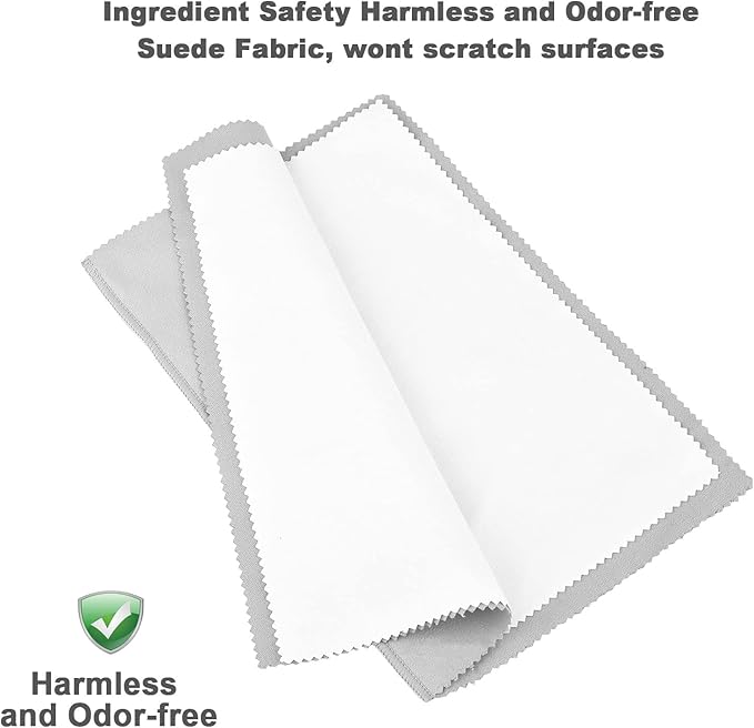 SEVENWELL Silver Polishing Cloth, Jewelry Cleaner Cloth - Image 3
