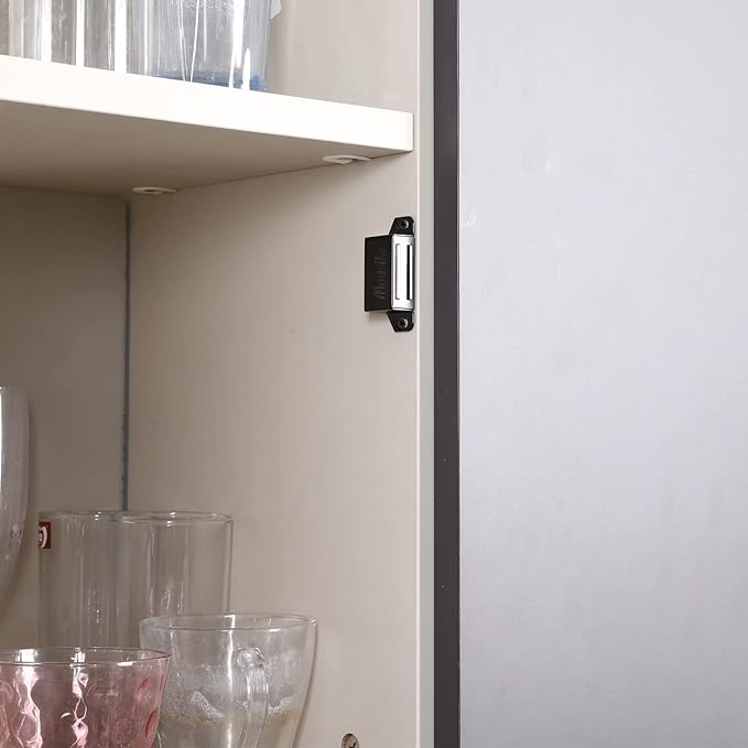 Mousike Cabinet Magnets 30lb Black Door Magnets - Image 4