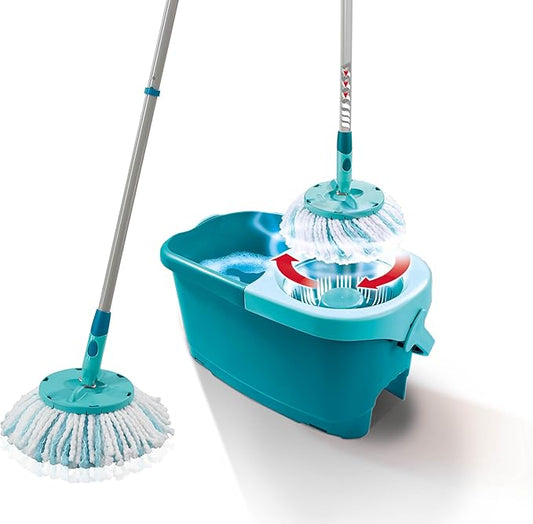 Leifheit Clean Twist Disc Mop Ergo Mop and Bucket, Floor Mop by LEIFHEIT
