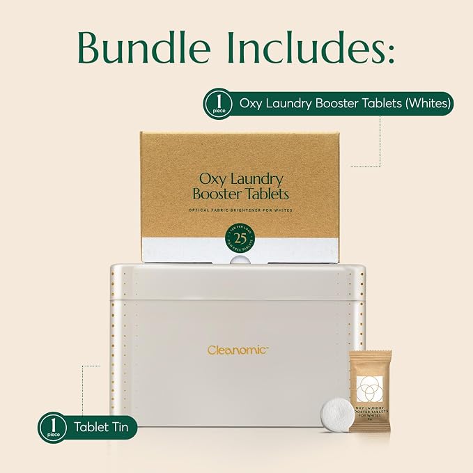 Cleanomic Oxy Booster Tablets and Tablet Tin Bundle - Image 6