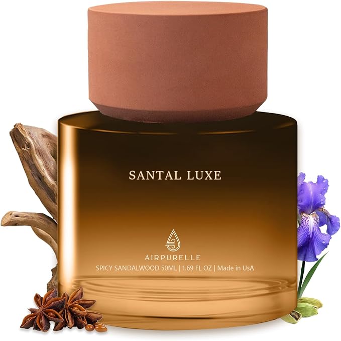 Car Air Freshener Spicy Sandalwood Fragrance Oil Diffuser by AIRPURELLE