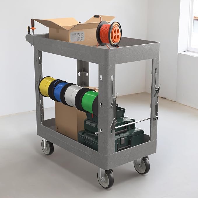 Heavy Duty Rolling Utility Cart - Image 5