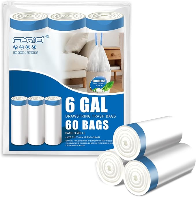 FORID Small Drawstring Trash Bags by FORID