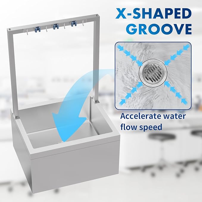 TONGMO Stainless Steel Floor Mop Sink, Mop sink - Image 3