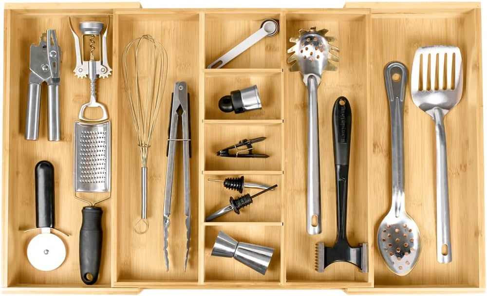 KitchenEdge Adjustable Kitchen Drawer Organizer