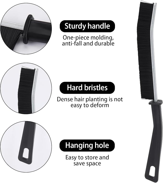 6Pcs Hard Bristle Crevice Cleaning Brush, Grout Cleaner Brush - Image 2