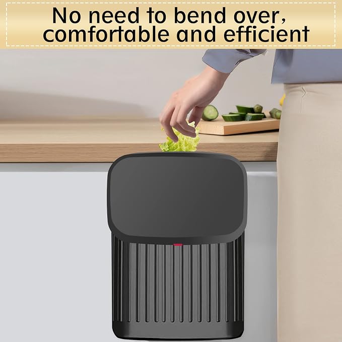 GloDeals Kitchen Hanging Trash Can - Image 2