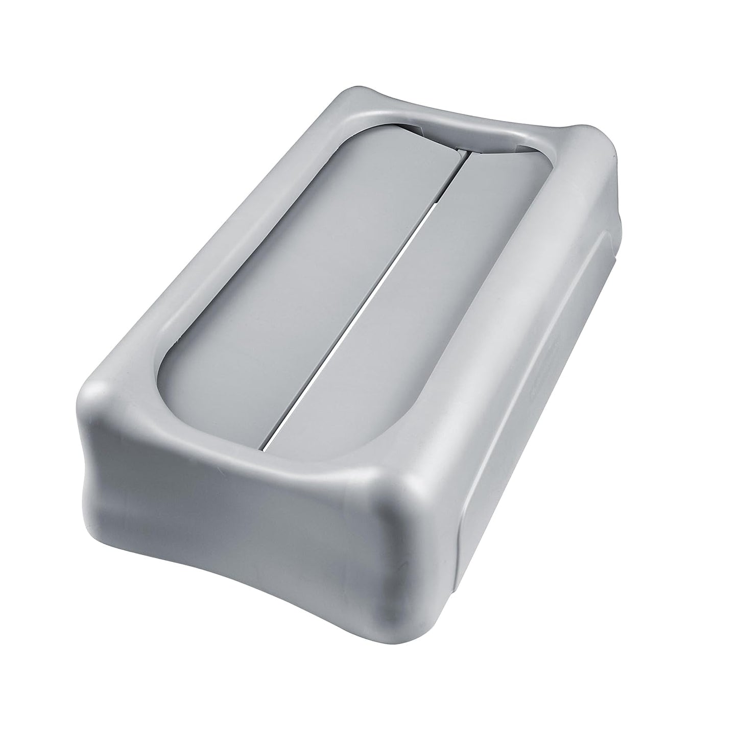 Rubbermaid Commercial Products SLIM JIM Swing Lid for Use with 16/23 GAL Vented Slim Jim Containers, for Kitchens/Classrooms/Offices/Back of House, Black