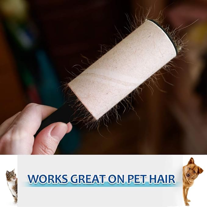 Lint Rollers for Pet Hair Extra Sticky, Dog Cat Pet Hair Remover Couch Lint - Image 3