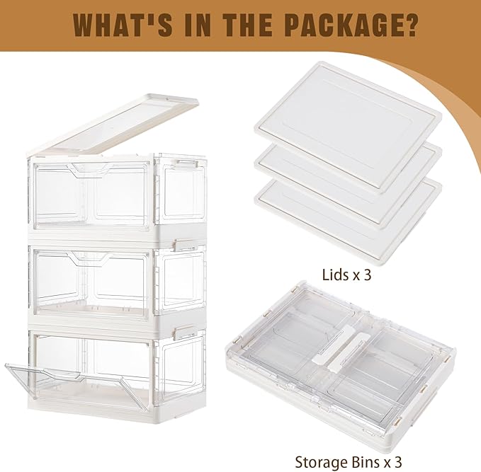Stackable Plastic Storage Bins - Image 4