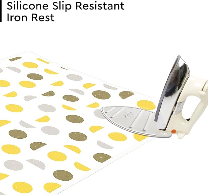 Encasa XO Ironing Mat/Pad with 3mm Padding & Silicone Iron Rest - Image 2