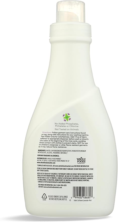 365 by Whole Foods Market, Liquid Fabric Softener, Lavender Mist Scent - Image 2